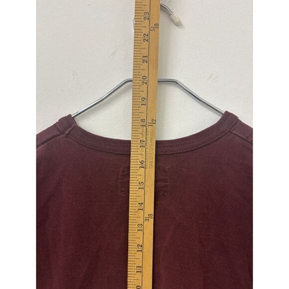 Womans champion Harvard Lacrosse t shirt  cropped burgundy size XL - Picture 5 of 6